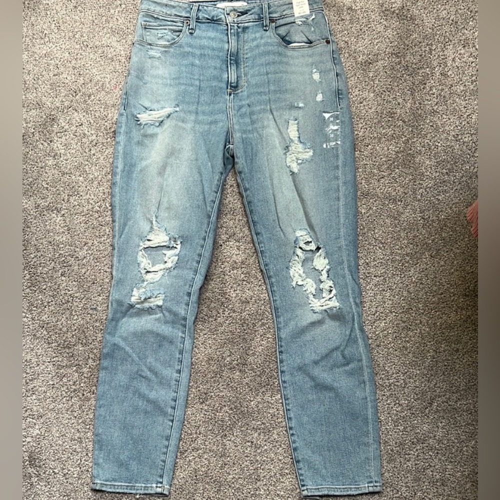 Abercrombie & Fitch High Rise Super Skinny Jeans